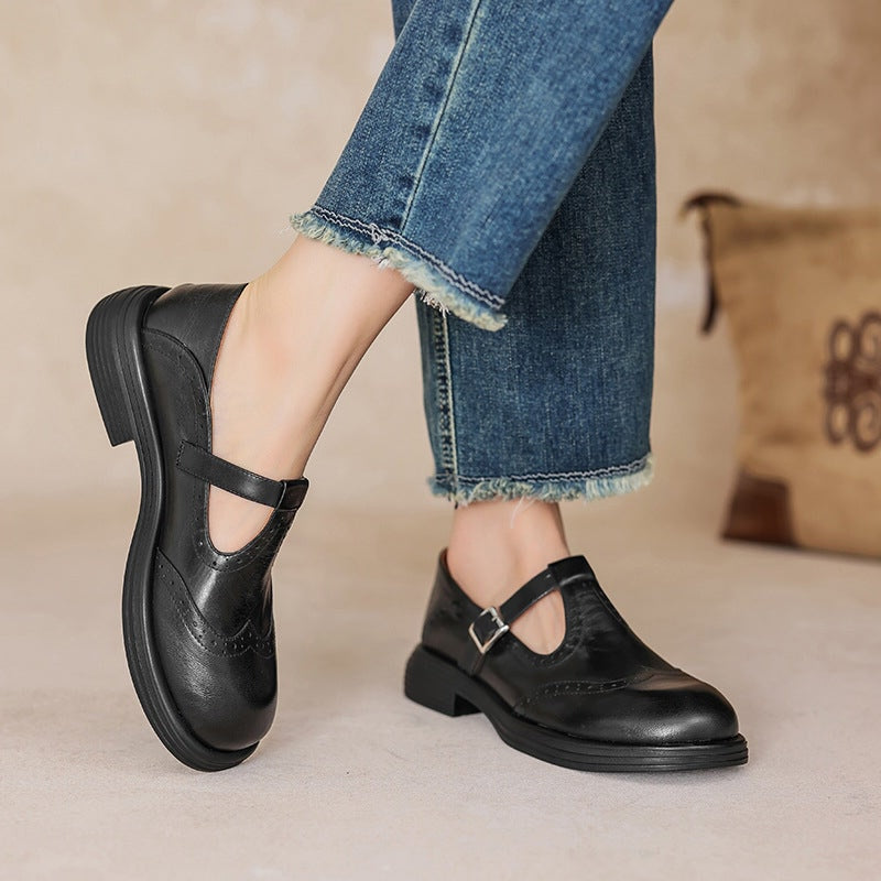 Kenley | Elegant Mary Janes Made of Leather