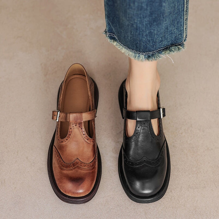 Kenley | Elegant Mary Janes Made of Leather