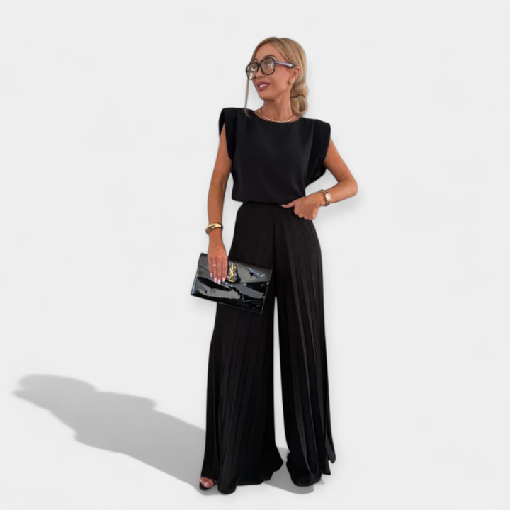 Jackie | Summer Outfit: Top and Trousers Set