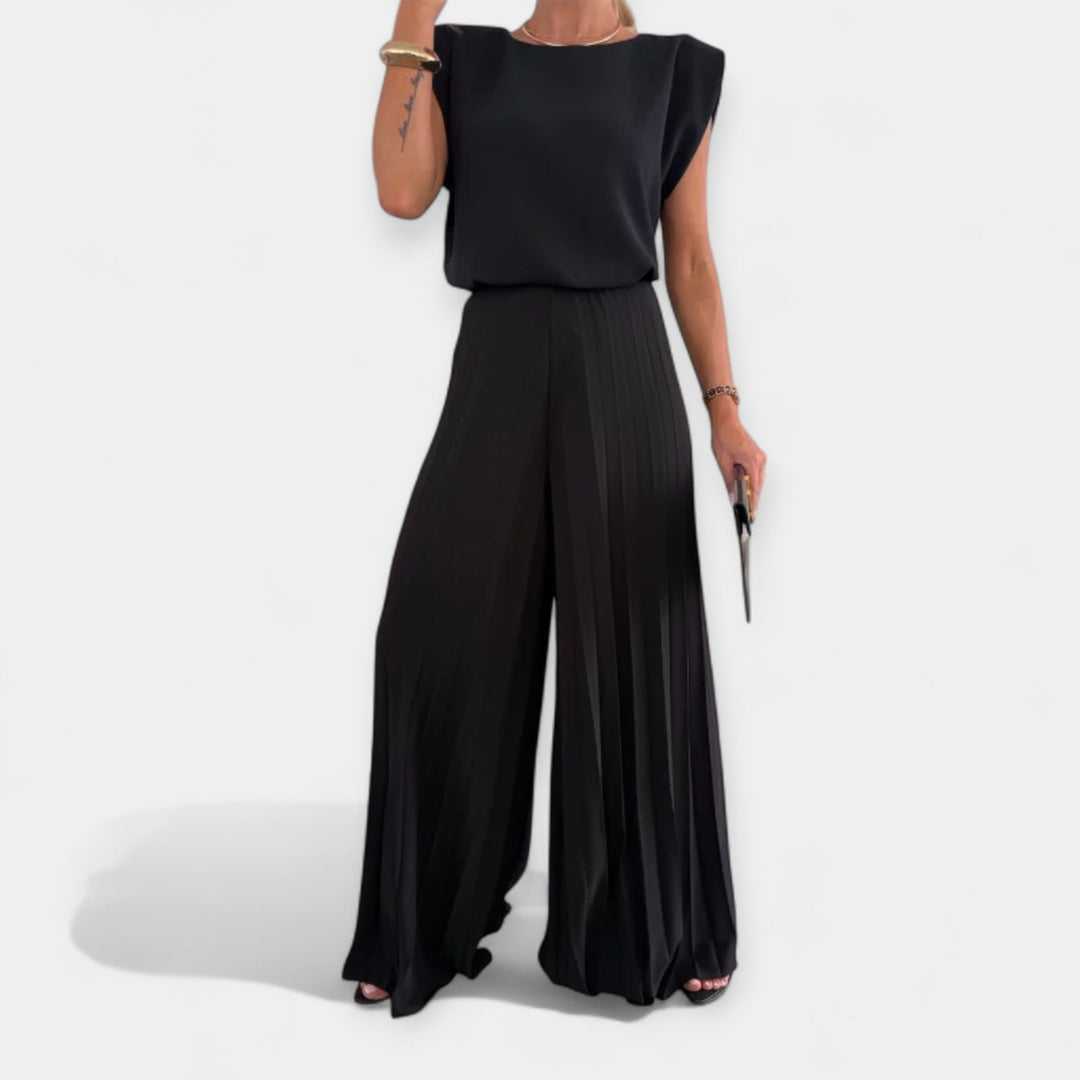 Jackie | Summer Outfit: Top and Trousers Set
