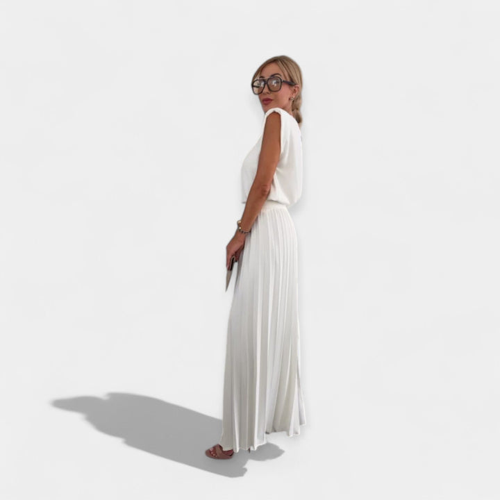 Jackie | Summer Outfit: Top and Trousers Set