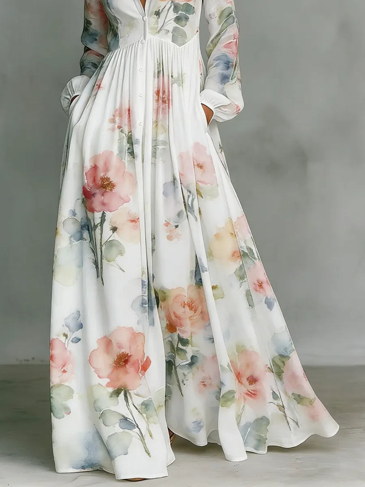 Zara | Floral Maxi Dress