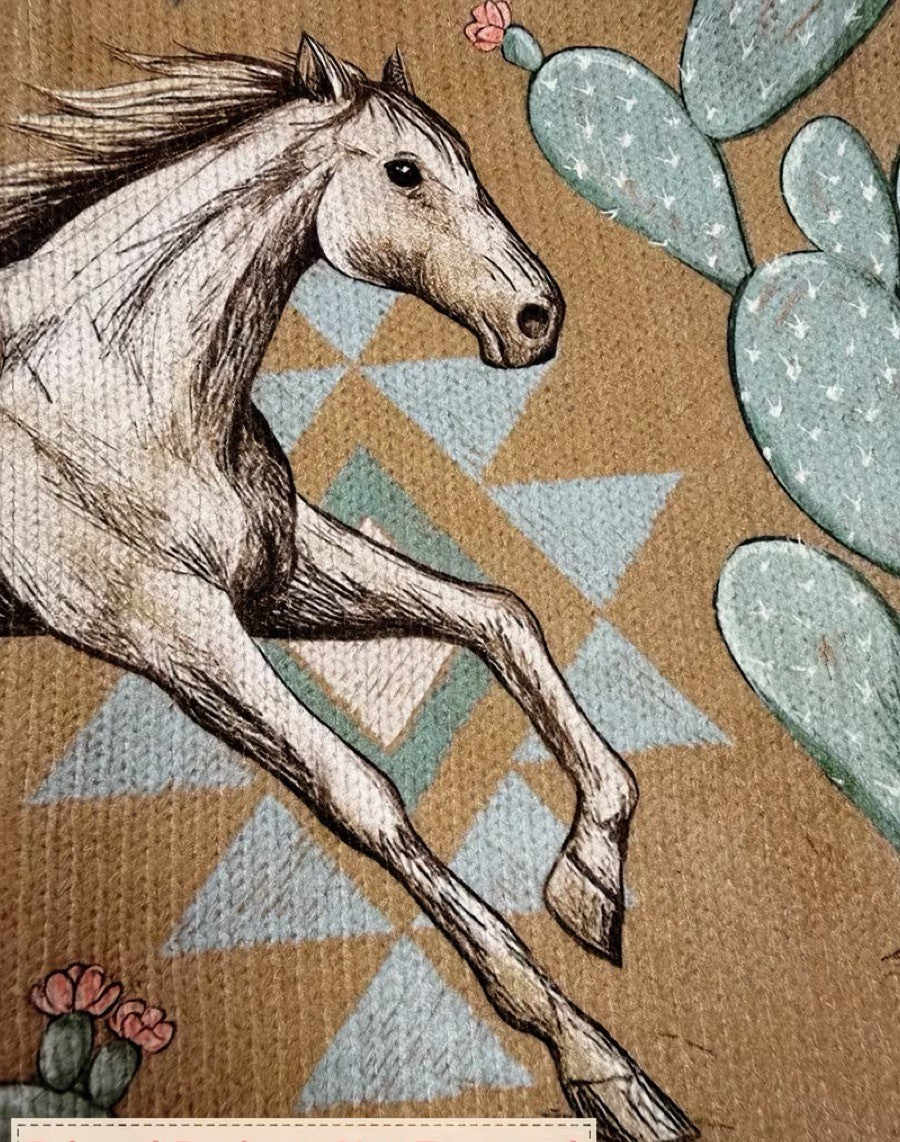 Drusilla – Desert Horse and Cactus Zip Jacket