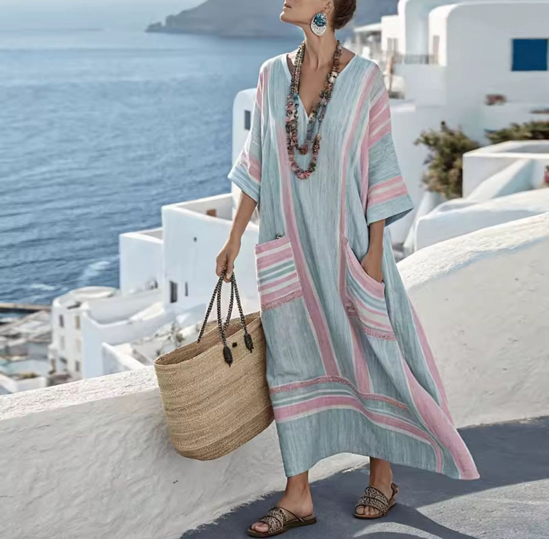 Emerie | Long Strand Dress for a Stylish Summer Look