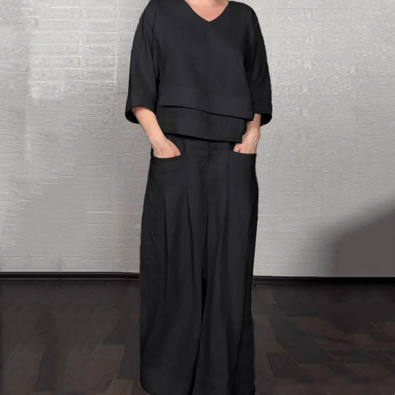 Felicity – Relaxed Wide-Leg Two-Piece Set