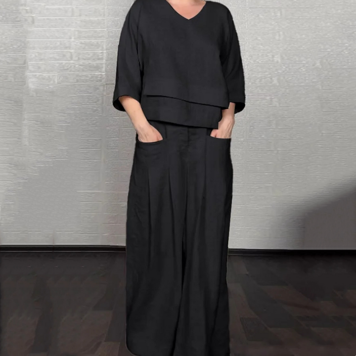 Felicity – Relaxed Wide-Leg Two-Piece Set
