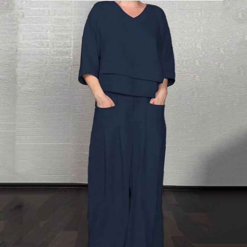 Felicity – Relaxed Wide-Leg Two-Piece Set