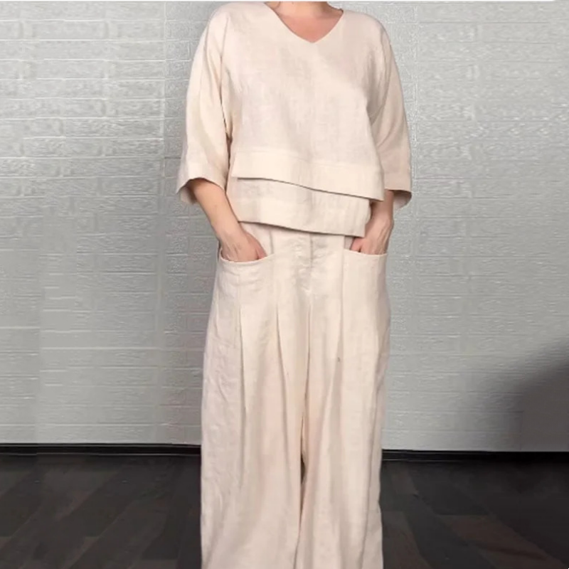Felicity – Relaxed Wide-Leg Two-Piece Set