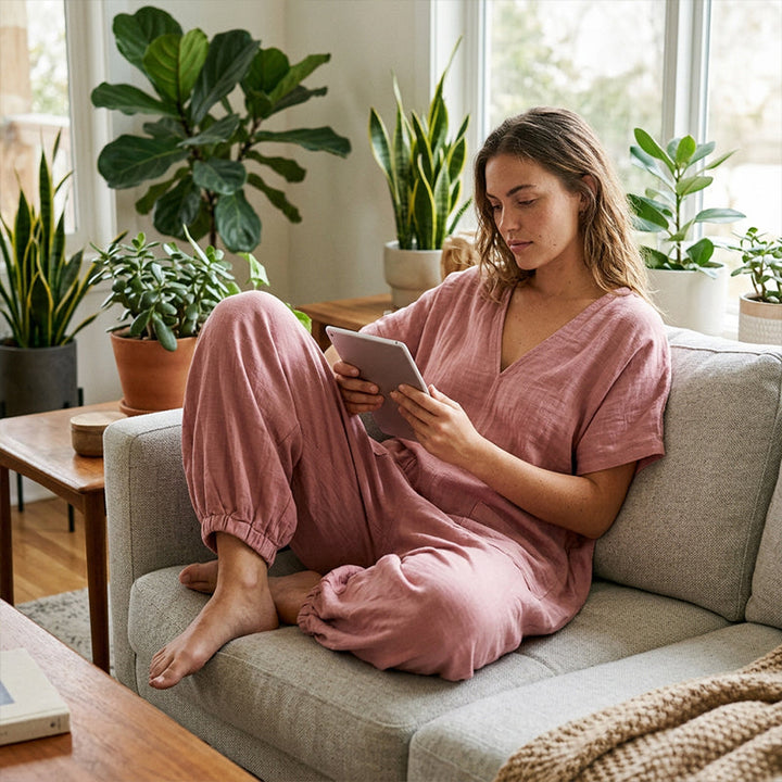 Freda – Relaxed Everyday Woven Jumpsuit
