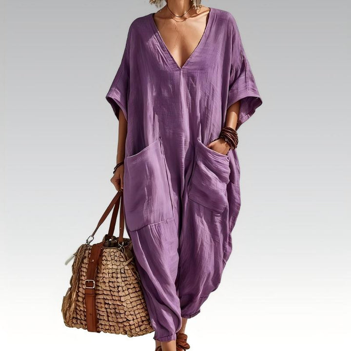Freda – Relaxed Everyday Woven Jumpsuit