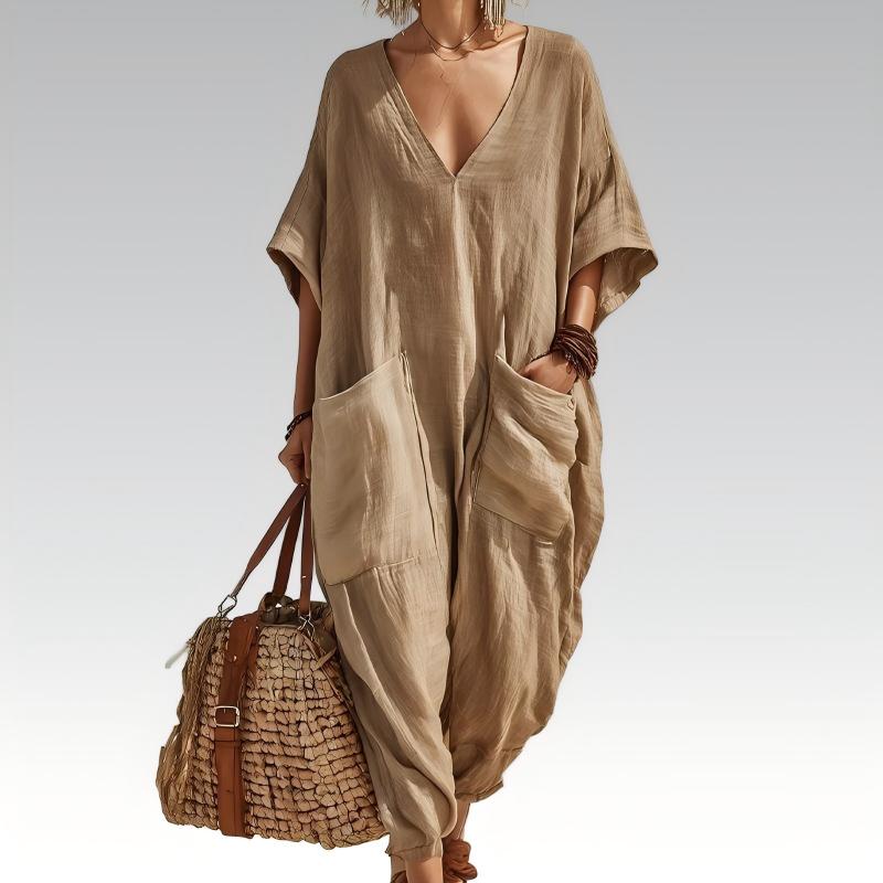 Freda – Relaxed Everyday Woven Jumpsuit