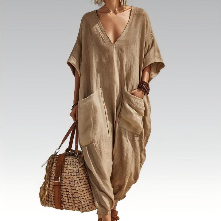 Freda – Relaxed Everyday Woven Jumpsuit