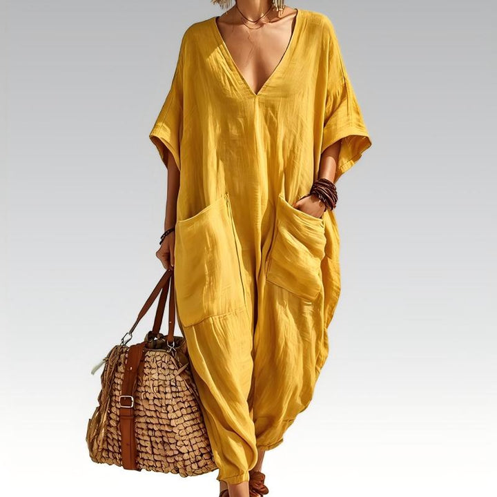 Freda – Relaxed Everyday Woven Jumpsuit
