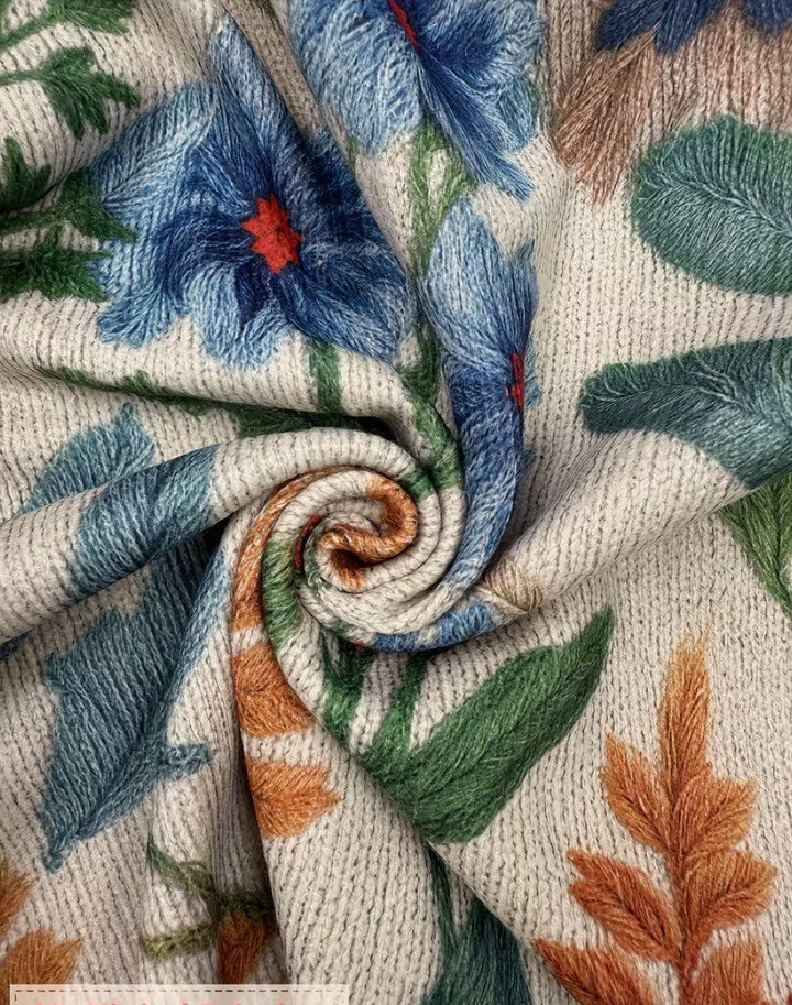 Felicity – Botanical Floral Zip Cardigan