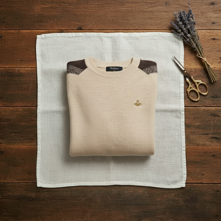 Jennifer – Contrast Sleeve Knit Jumper
